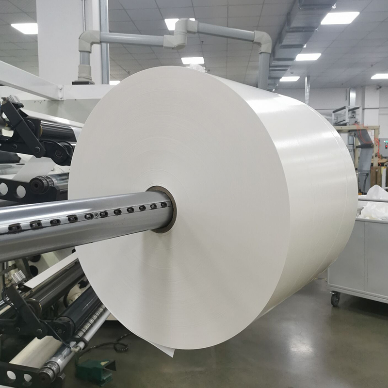 25um svijetlo bijelo PET/akrilno ljepilo s otapalom/80g bijela podstava