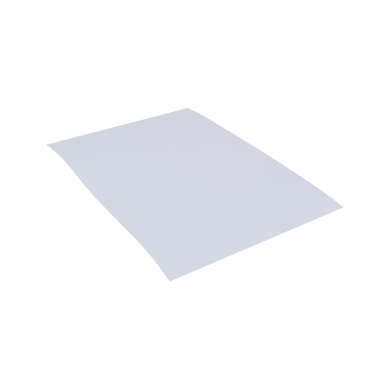 25um svijetlo bijela aluminizirana PET folija ljepljiva papirna naljepnica za gume 