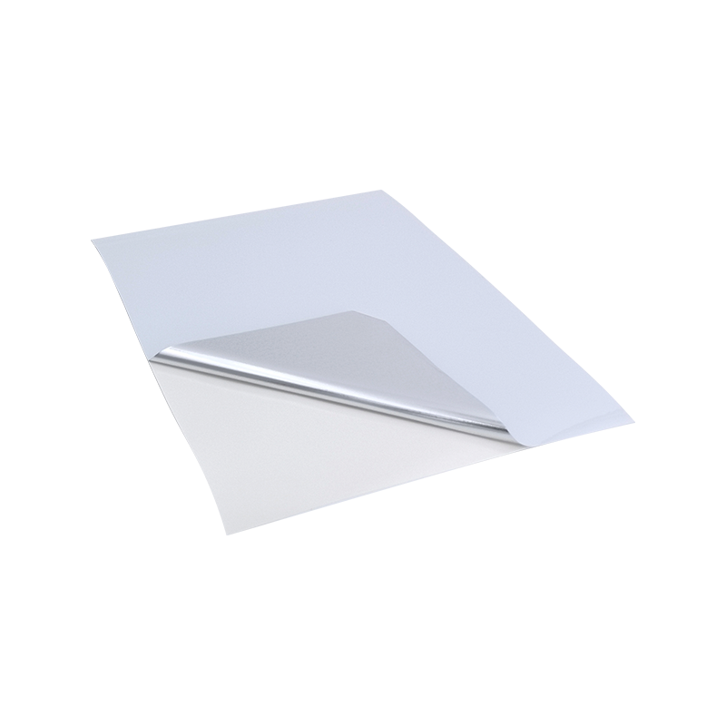 25um svijetlo bijela aluminizirana PET folija ljepljiva papirna naljepnica za gume 