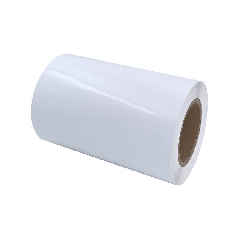 25um svijetlo bijela aluminizirana PET folija ljepljiva papirna naljepnica za gume 