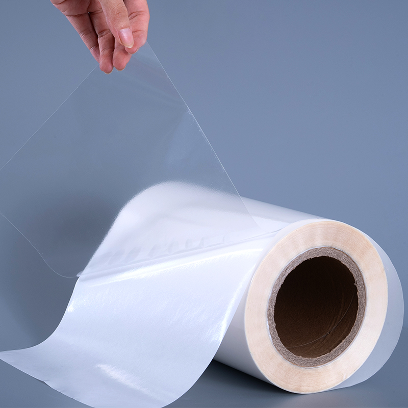 Prozirna samoljepljiva poliesterska folija od 50 mikrona, vinilna naljepnica s ispisom naljepnica, velika rola