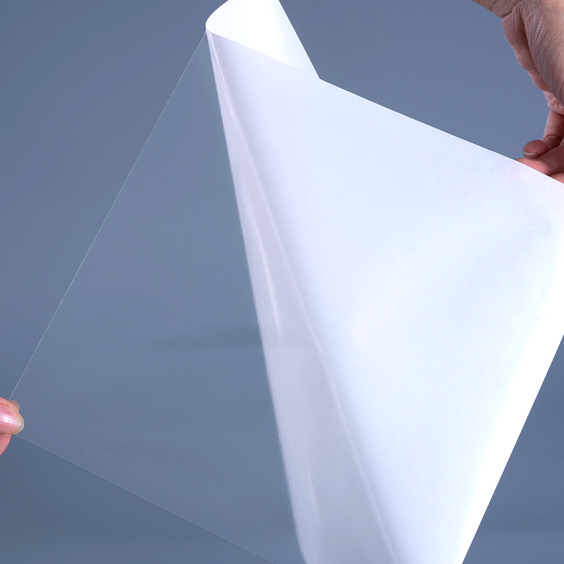 Prozirna PET folija od 25 mikrona s uklonjivim ljepljivim prozirnim poliesterskim naljepnicama