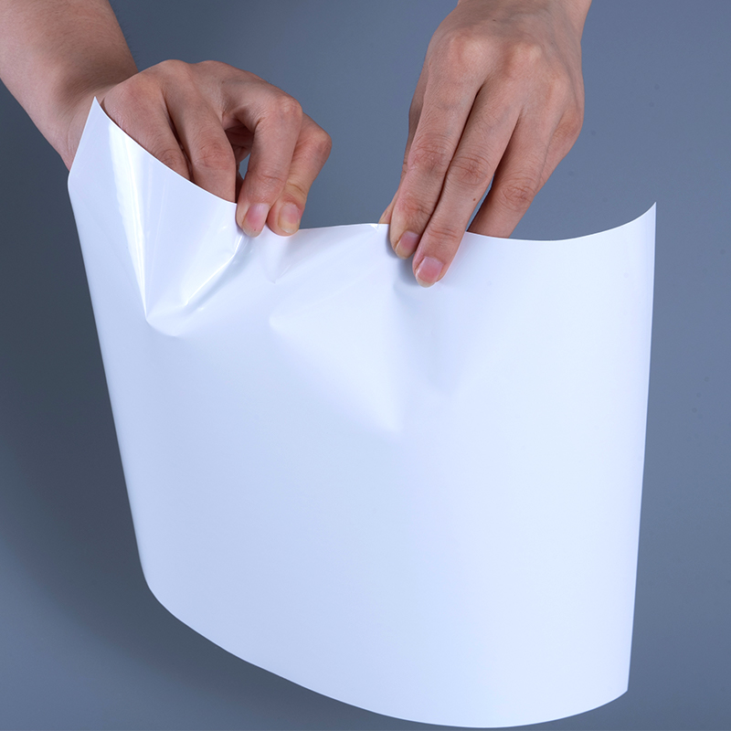 25mic Gloss PET Vinyl Film Materijali za naljepnice s akrilnom ljepljivom velikom rolom za inkjet ispis