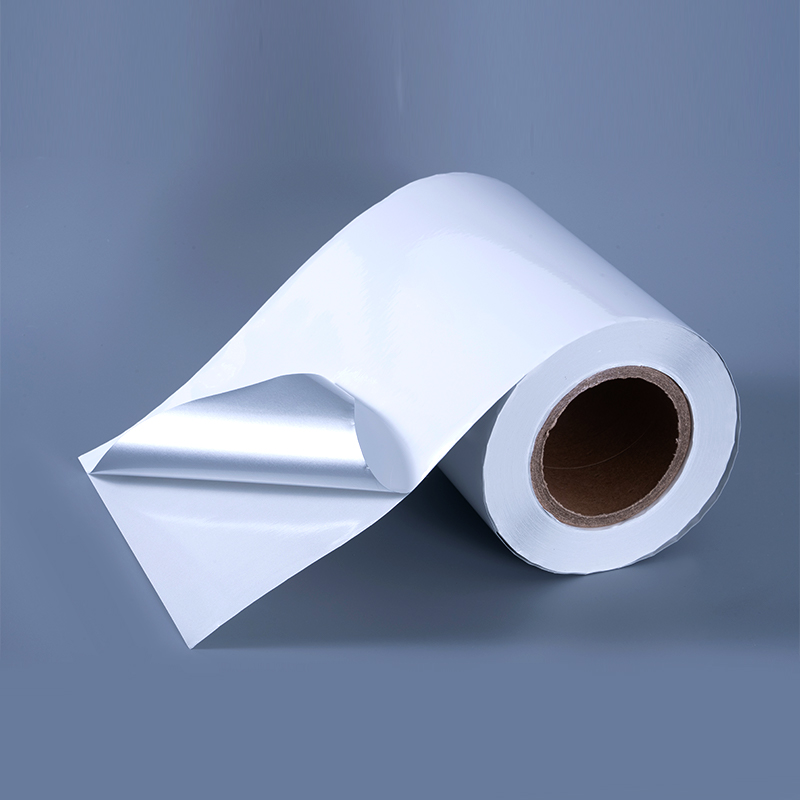 25mic sjajna bijela samoljepljiva poliesterska folija s akrilnim ljepilom na bazi vode za inkjet ispis