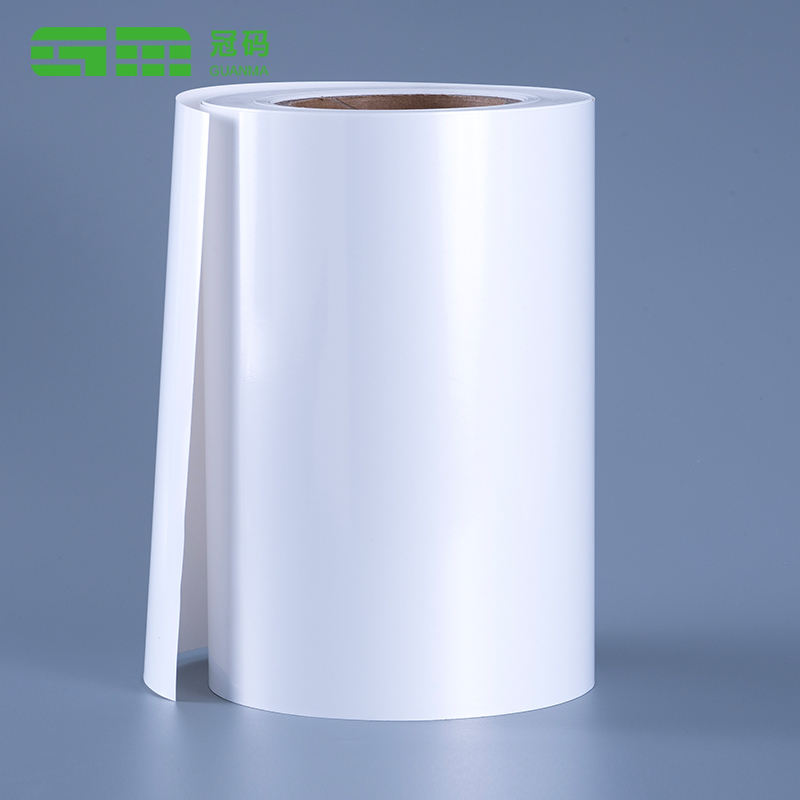 60 mic sjajne bijele PP samoljepljive naljepnice Papirnata velika rola s uklonjivim ljepilom